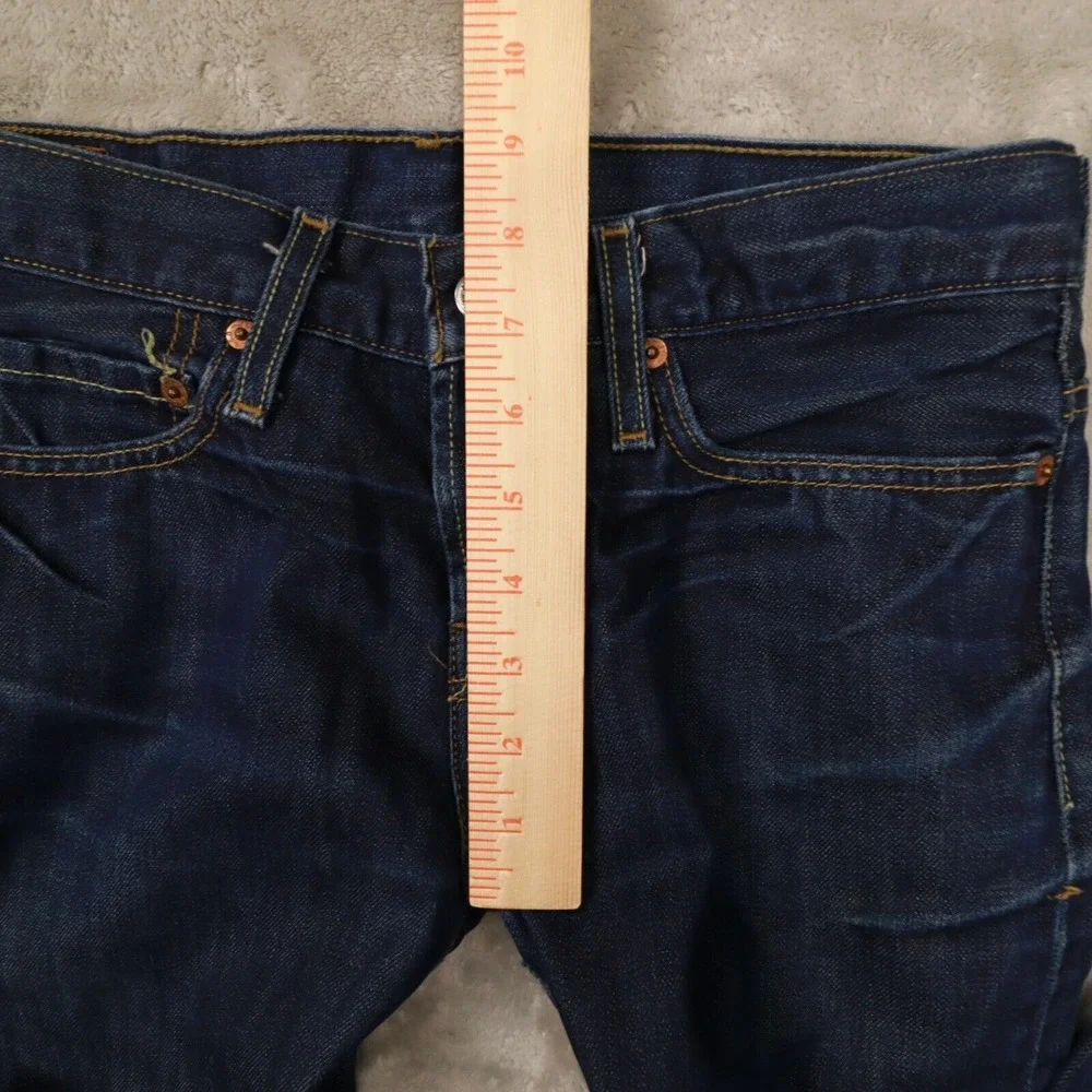 Levi's 501XX Men's 2007 Blue Button Fly Denim Jeans size 27x32 act 30x32‎